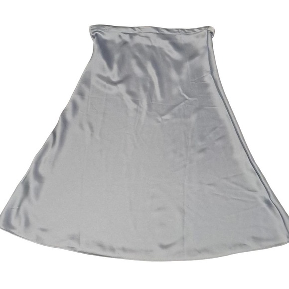 Rachel Zoe light blue slip skirt size Large - Picture 2 of 4